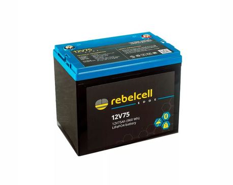 REBELCELL EDGE LiFePO4 akku, 12V75Ah